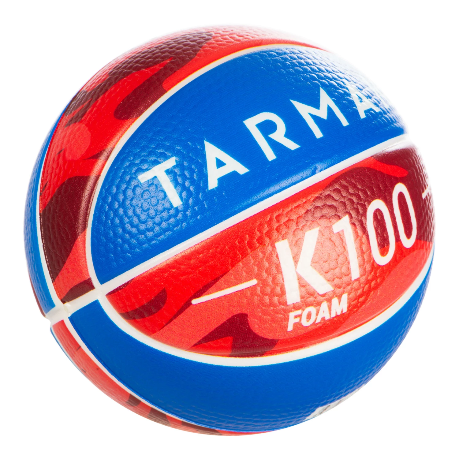 TARMAK K100 Foam. Kids' Size 1 Mini Foam Basketball. Up to age 4. Chlorophyll green/BLUE 3 TARMAK K100 Foam. Kids' Size 1 Mini Foam Basketball. Up to age 4. Chlorophyll green/BLUE - Image 3