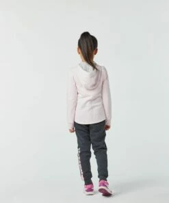 DOMYOS Girls' Warm Jogging Bottoms 100 Carbon grey -Artengo Kids Online Store k487db97b43566c1708ccce6b67f01ce4 scaled