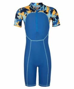 NABAIJI Boys' Swimsuit ShortySwim 100 Cyan/Petrol blue -Artengo Kids Online Store k49d239456f1b16f55c056929a9d00e09