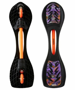 OXELO WB120 Beginner Waveboard BLACK/PURPLE