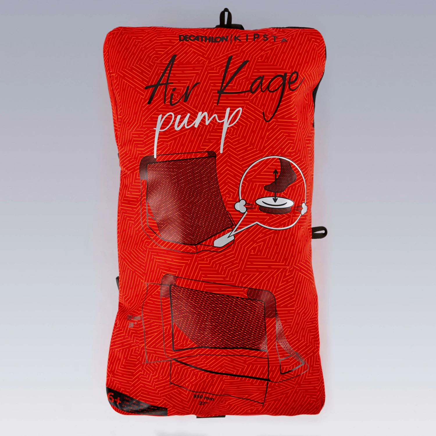 KIPSTA Inflatable Football Goal Air Kage Pump Fluo blood orange/Vermilion 5 KIPSTA Inflatable Football Goal Air Kage Pump Fluo blood orange/Vermilion - Image 5