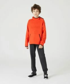 DOMYOS Boys' French Terry Gym Bottoms 100 Iced coffee/BLACK -Artengo Kids Online Store k4ede9547fa4d38acb8b7e7bf437e62f7 scaled