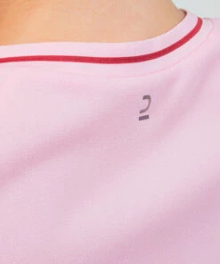 KALENJI KIPRUN Care girl's running and athletics T-shirt pink Light rose/Light rose -Artengo Kids Online Store k4f01f8952b0259c907dc80a70c45657c