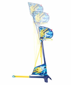 TARMAK Hoop 500 Easy Basketball Hoop Easy set-up (Ball Included) YELLOW/BLUE -Artengo Kids Online Store k50839349b8ff6f14b9d631b2ec9cbc7a