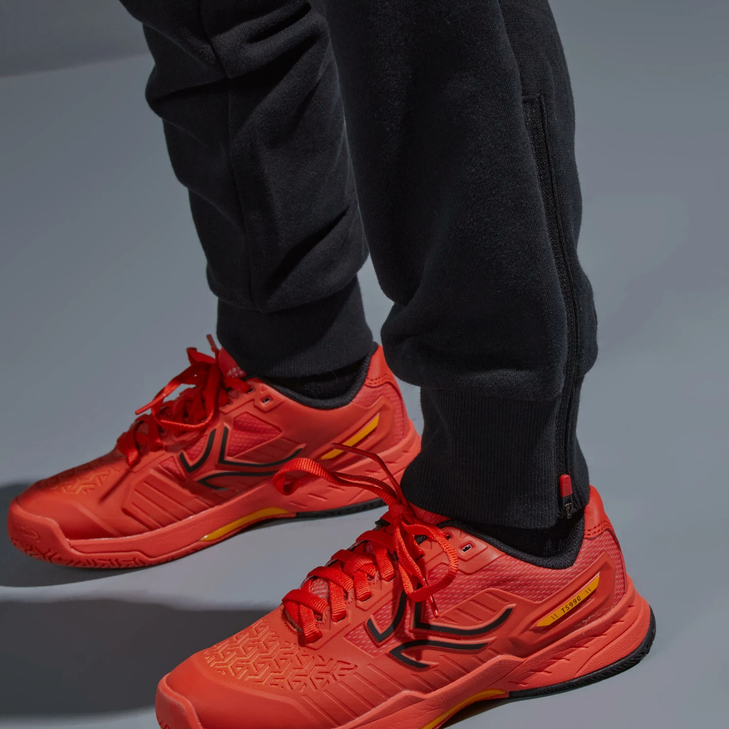 ARTENGO Kids' Thermal Tennis Bottoms TH500 BLACK 6 ARTENGO Kids' Thermal Tennis Bottoms TH500 BLACK - Image 6