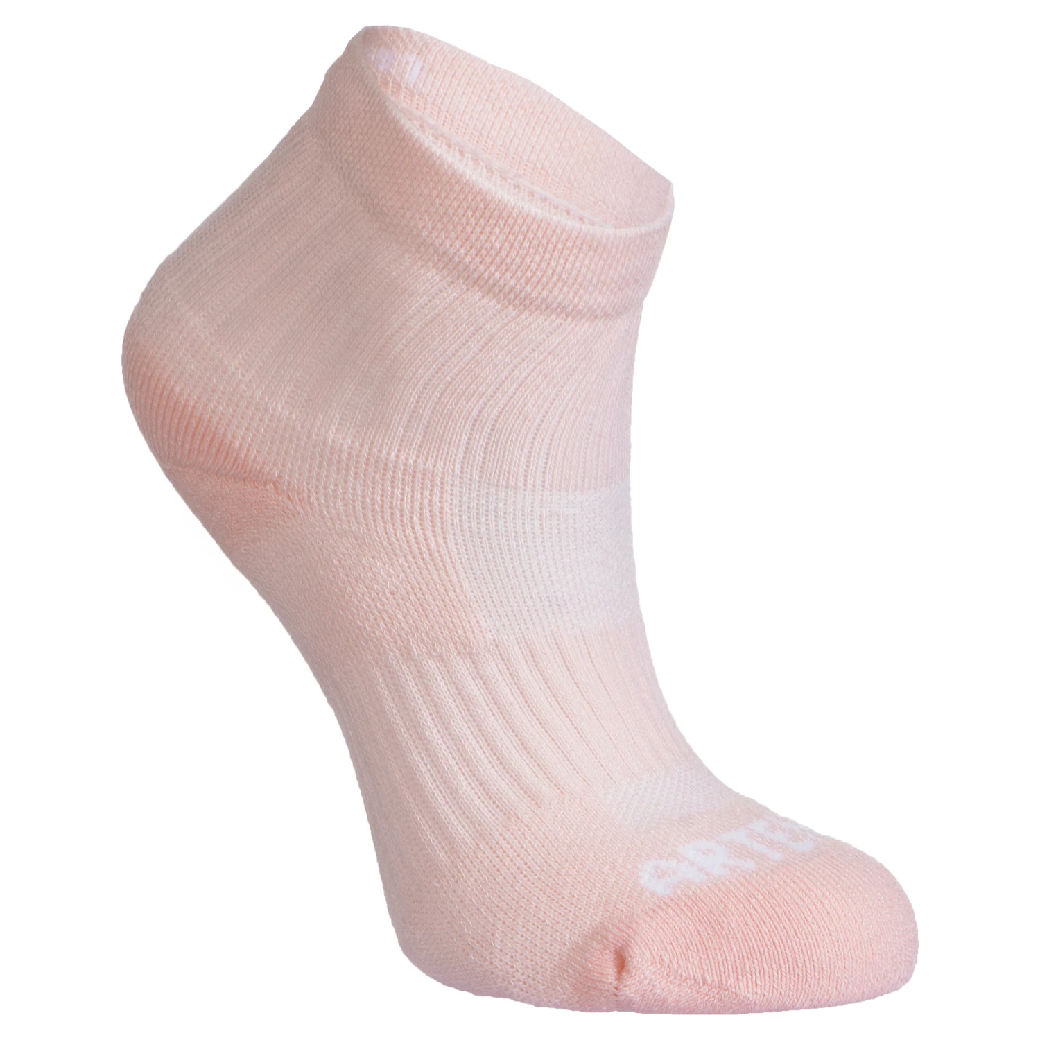 ARTENGO Kids' Tennis Socks RS 500 Mid Tri-Pack Fluo pale peach/Snow white 8 ARTENGO Kids' Tennis Socks RS 500 Mid Tri-Pack Fluo pale peach/Snow white - Image 8