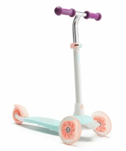 OXELO B1 500 V2 Kids' Scooter Daybreak yellow/LIGHT BLUE