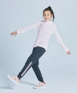 DOMYOS Girls' Warm Fleecy Gym Hoodie 100 PINK/GREY -Artengo Kids Online Store k520ccdace3b501d02bbd24531d07d70a scaled