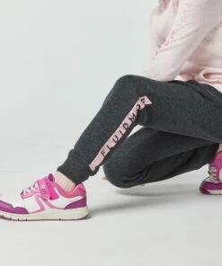 DOMYOS Girls' Warm Jogging Bottoms 100 Carbon grey -Artengo Kids Online Store k56e488c3bbb86fdedaaf607b629d0a6d scaled