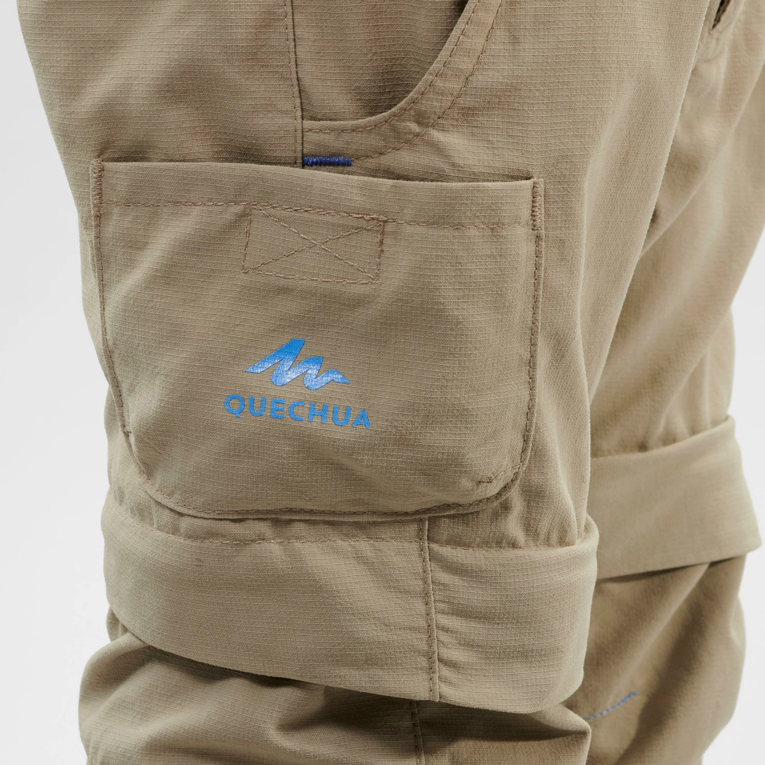 QUECHUA MH500 MODULPANT KID GRIL SAND Dark sand 4 QUECHUA MH500 MODULPANT KID GRIL SAND Dark sand - Image 4