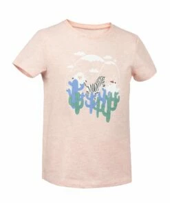 QUECHUA GIRL’S CN TS MH100 KID Pink PINK/PINK