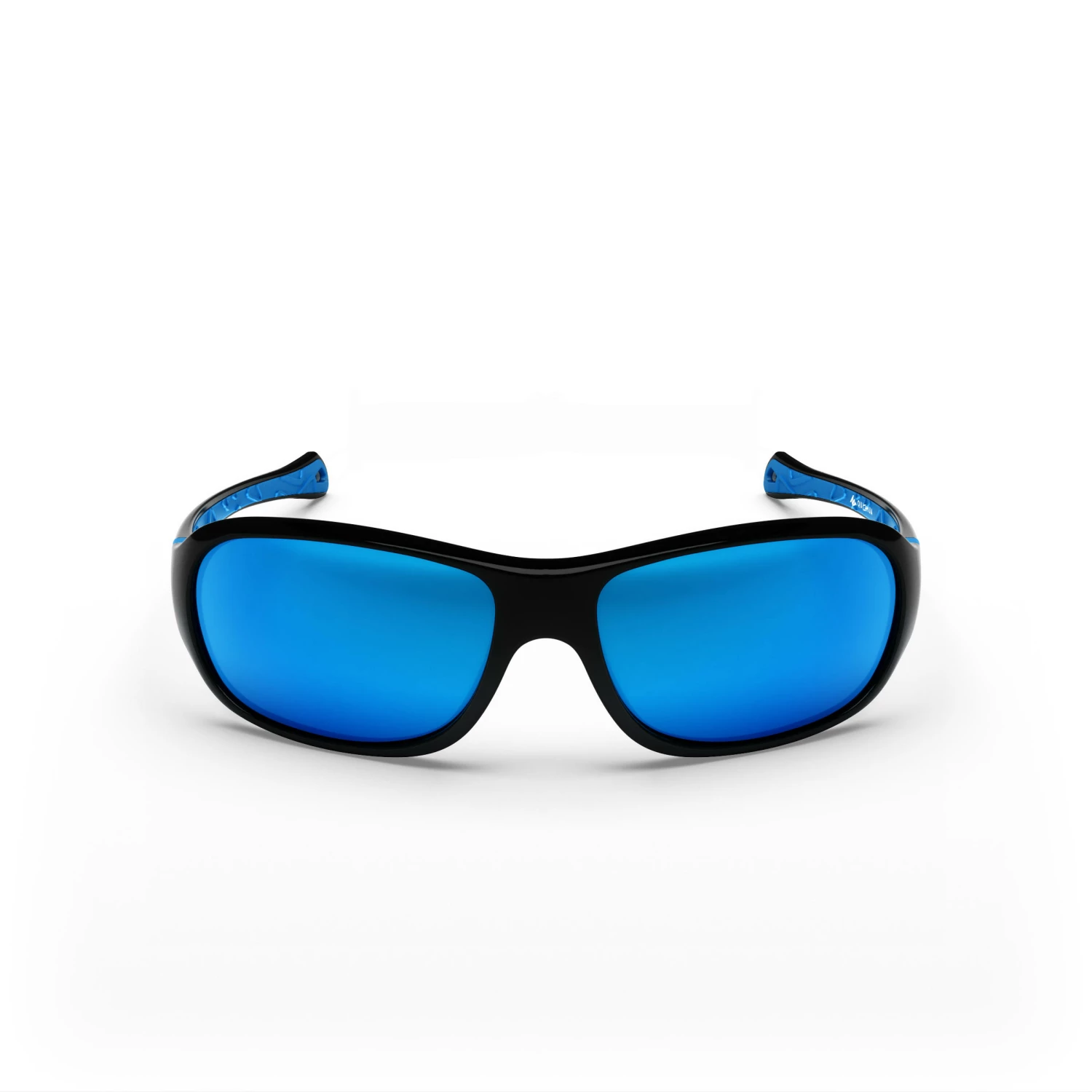 QUECHUA Kids Hiking Sunglasses BLACK/BLUE 4 QUECHUA Kids Hiking Sunglasses BLACK/BLUE - Image 4