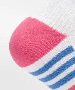 KALENJI Kids' Socks AT 500 Mid 2-Pack Galaxy blue/FLUO RED -Artengo Kids Online Store k5aa4302ba2eb356099bfdf469050b620