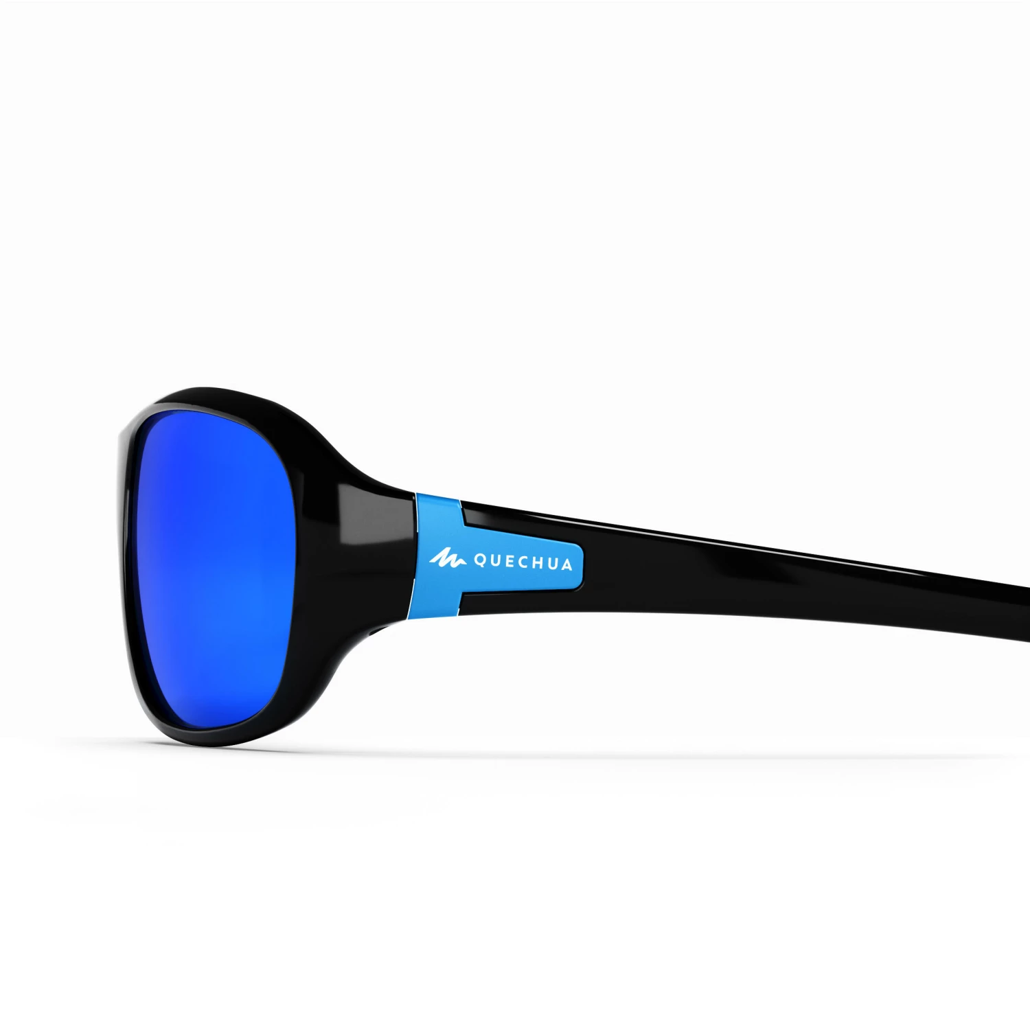 QUECHUA Kids Hiking Sunglasses BLACK/BLUE 6 QUECHUA Kids Hiking Sunglasses BLACK/BLUE - Image 6