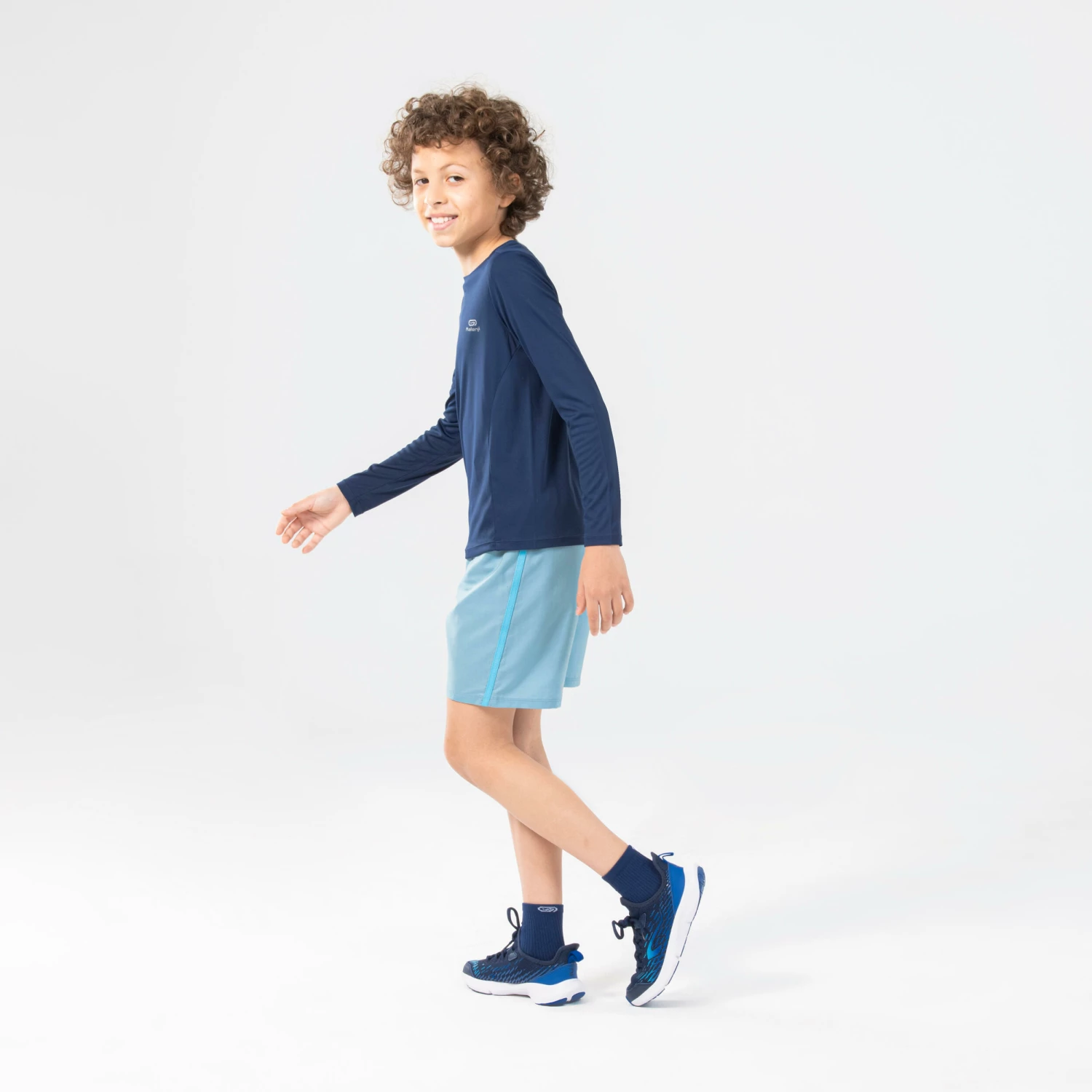 KALENJI AT 300 Kid's LS running T-shirt UV UPF 50+ LIGHT PINK 8 KALENJI AT 300 Kid's LS running T-shirt UV UPF 50+ LIGHT PINK - Image 8