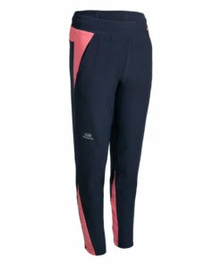 KALENJI AT 100 Kids' Athletics and School Sports Lightweight Trousers LIGHT PINK