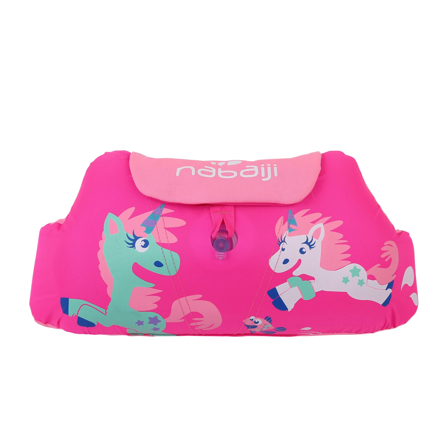 NABAIJI Kid's TISWIM progressive swimming armbands-waistband Purple "UNICORN" print Fluo lime/Turquoise blue 6 NABAIJI Kid's TISWIM progressive swimming armbands-waistband Purple "UNICORN" print Fluo lime/Turquoise blue - Image 6