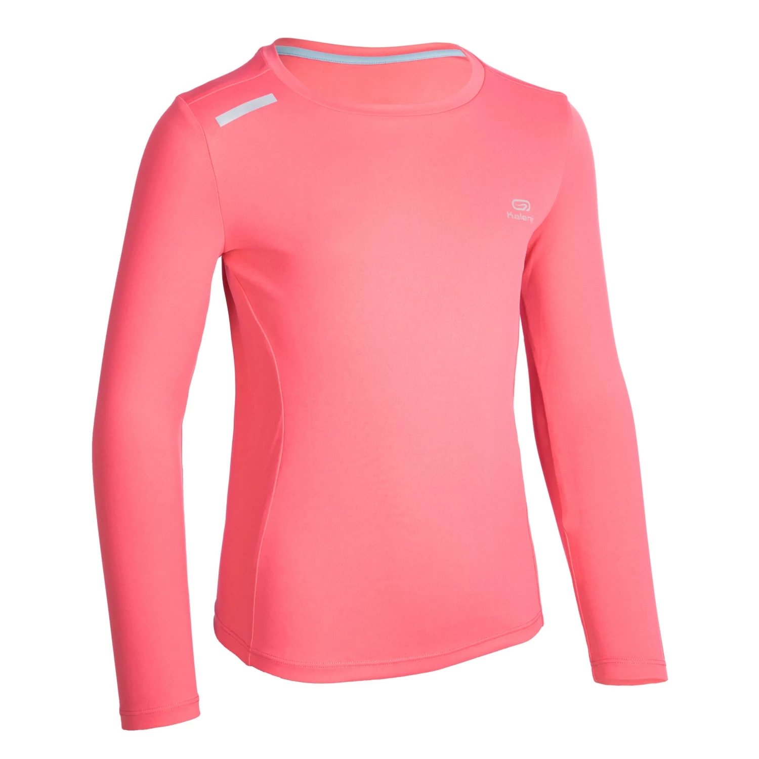 KALENJI AT 300 Kid's LS running T-shirt UV UPF 50+ LIGHT PINK 2 KALENJI AT 300 Kid's LS running T-shirt UV UPF 50+ LIGHT PINK - Image 2