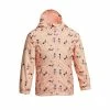 QUECHUA Kids’ Waterproof Hiking Jacket PINK/Fluo pale peach