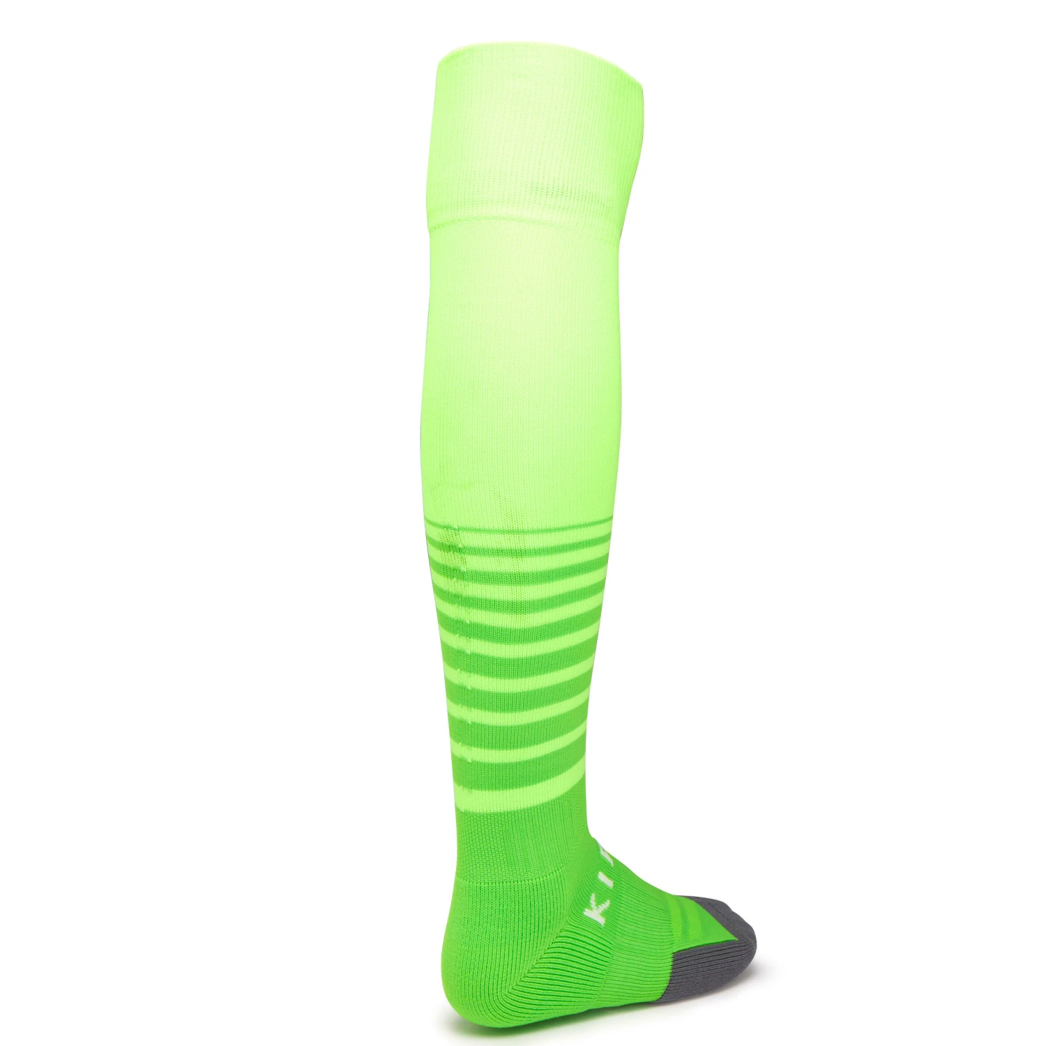 KIPSTA Kids' Striped Football Socks F500 Petrol blue 6 KIPSTA Kids' Striped Football Socks F500 Petrol blue - Image 6