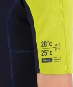 OLAIAN Surf Shorty 100 children's wetsuit 1.5 mm neoprene Navy blue/Lime green -Artengo Kids Online Store k63d7d1c18f9badc39607ec2927082bd8 scaled