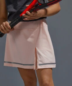 ARTENGO Girls' Tennis Skirt 900 Fluo pale peach 8 ARTENGO Girls' Tennis Skirt 900 Fluo pale peach -Artengo Kids Online Store k64555c2c097cbf946c128dc50f78730a