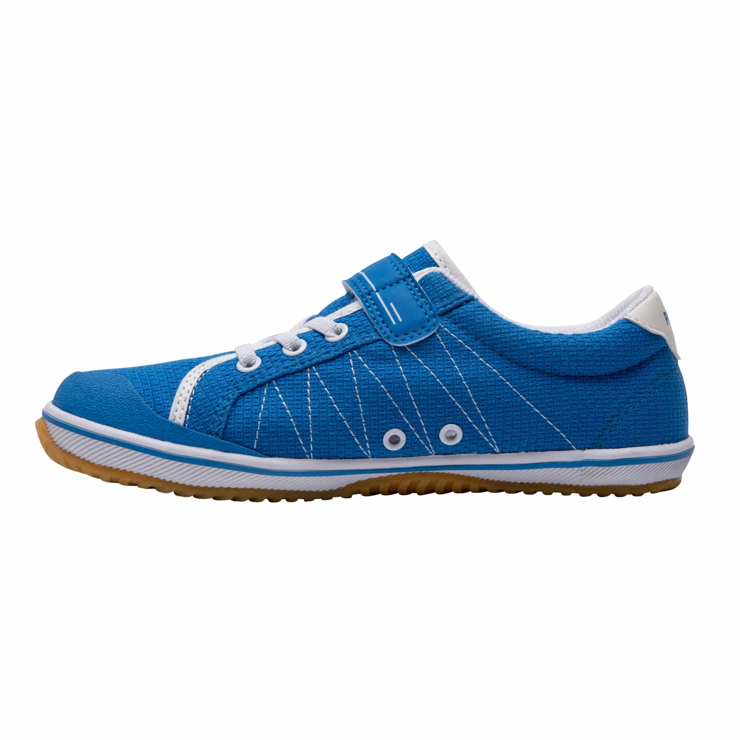 PERFLY JUNIOR BADMINTON SHOES BS 100 BLUE Electric blue/Snow white 3 PERFLY JUNIOR BADMINTON SHOES BS 100 BLUE Electric blue/Snow white - Image 3