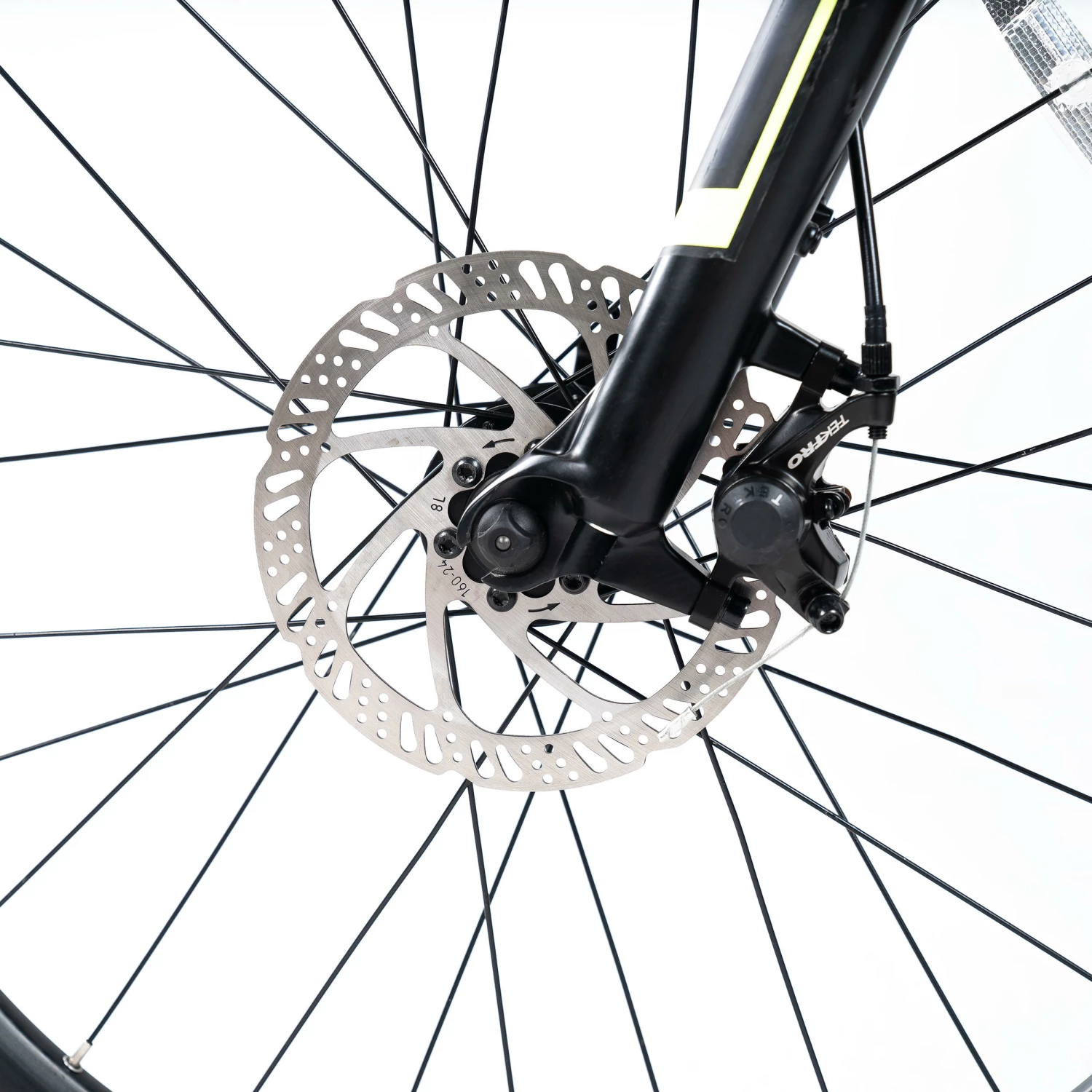 BTWIN 24" ST 900 Kid MTB Aluminium Bright red/BLACK/Fluo lime yellow 4 BTWIN 24" ST 900 Kid MTB Aluminium Bright red/BLACK/Fluo lime yellow - Image 4