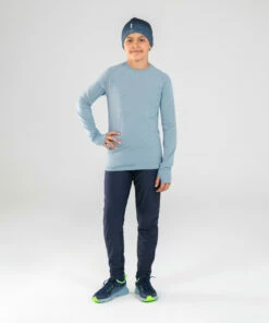 KALENJI AT 500 Skincare Kid's Running LS T-Shirt Navy blue/Midnight indigo 20 KALENJI AT 500 Skincare Kid's Running LS T-Shirt Navy blue/Midnight indigo -Artengo Kids Online Store k683a0537d09fbce47176e45f05af918f