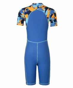 NABAIJI Boys' Swimsuit ShortySwim 100 Cyan/Petrol blue -Artengo Kids Online Store k68b461826dd5995d516a8d56c38aff75