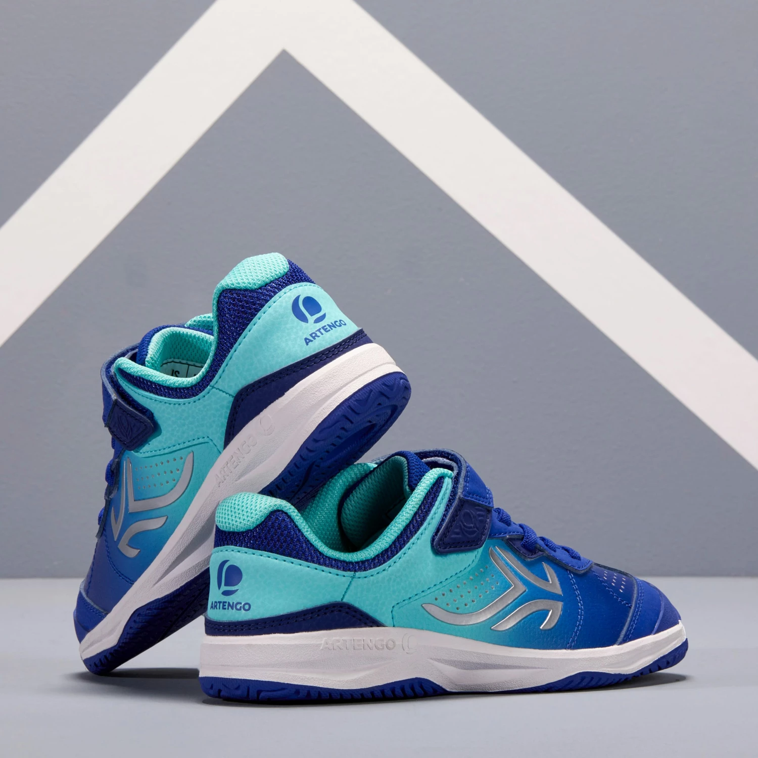 ARTENGO TS160 Kids' Tennis Shoes Snow white 13 ARTENGO TS160 Kids' Tennis Shoes Snow white - Image 13