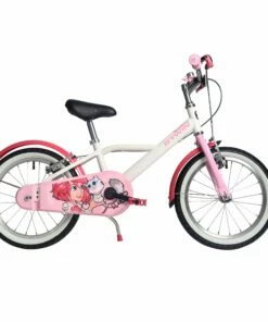 BTWIN 16" Doctor Snow white/LIGHT PINK/Blush pink