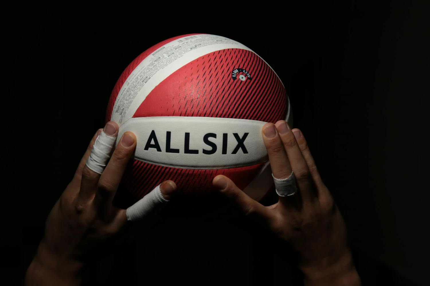 ALLSIX Volleyball V900 RED 5 ALLSIX Volleyball V900 RED - Image 5