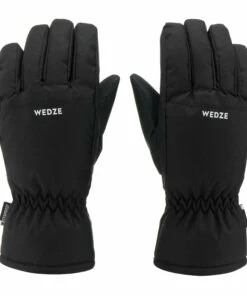 WEDZE CHILDREN'S SKI GLOVES 100 BLACK -Artengo Kids Online Store k6e1cf08cf99a92e9ba2aefbad7b14e8e