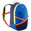 QUECHUA Kids&rsquo; hiking rucksack MH100 5 Litres Dark peacock blue/Caribbean blue