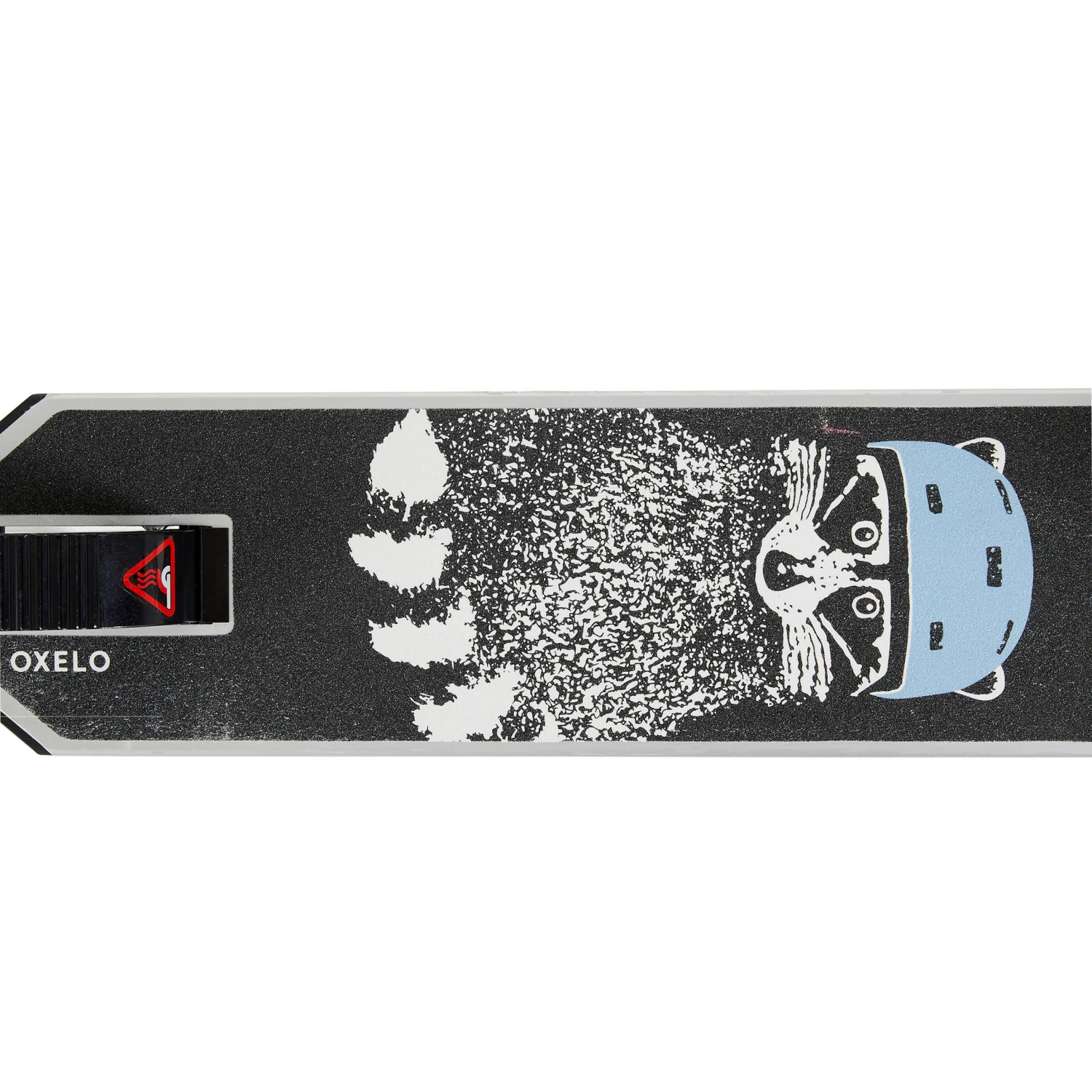 OXELO Mid 5 Kids' Scooter With Handlebar Brake And Suspension LIGHT GREY/BLACK/LIGHT BLUE 14 OXELO Mid 5 Kids' Scooter With Handlebar Brake And Suspension LIGHT GREY/BLACK/LIGHT BLUE - Image 14