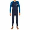 NABAIJI Boy's Swimming Wetsuit Swimsuit 100 Navy blue/Petrol blue