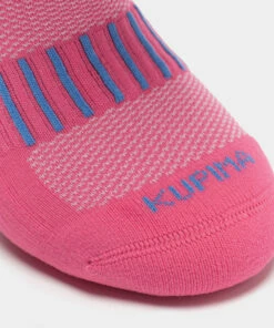 KALENJI Kids' Socks AT 500 Mid 2-Pack Galaxy blue/FLUO RED -Artengo Kids Online Store k72b25c8c1edb708e8984af1f8a082aca