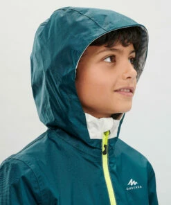 QUECHUA Kids Waterproof Hiking Jacket Dark petrol blue/Putty 14 QUECHUA Kids Waterproof Hiking Jacket Dark petrol blue/Putty -Artengo Kids Online Store k73c02549ac122405c9545368b360bbfc