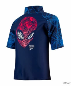 SPEEDO MARVEL SPIDERMAN INFANT (AGED 2-6) SUN PROTECTION TOP Navy blue