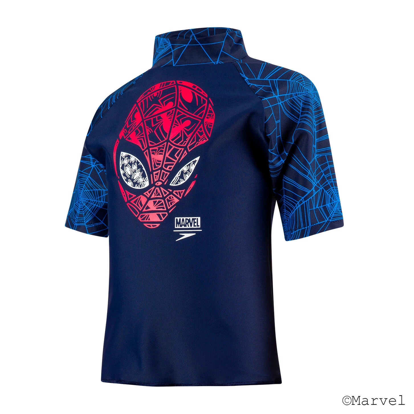SPEEDO MARVEL SPIDERMAN INFANT (AGED 2-6) SUN PROTECTION TOP Navy blue 1 SPEEDO MARVEL SPIDERMAN INFANT (AGED 2-6) SUN PROTECTION TOP Navy blue