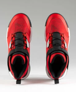 TARMAK Boys'/Girls' Intermediate Basketball Shoes Scarlet red/BLACK 12 TARMAK Boys'/Girls' Intermediate Basketball Shoes Scarlet red/BLACK -Artengo Kids Online Store k758e1b16166efcf4180d0802b8bd5b33