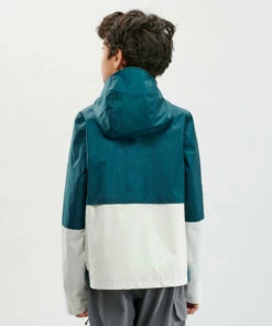 QUECHUA Kids Waterproof Hiking Jacket Dark petrol blue/Putty 12 QUECHUA Kids Waterproof Hiking Jacket Dark petrol blue/Putty -Artengo Kids Online Store k7630f4b29ab687a2a02e5462dd5ce200