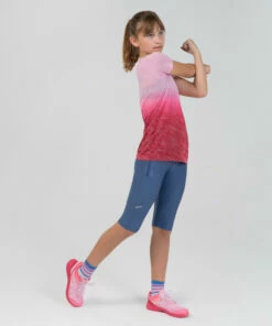 KALENJI KIPRUN Care girl's running and athletics T-shirt pink Light rose/Light rose -Artengo Kids Online Store k768197b02f13766bb69fb13287129228