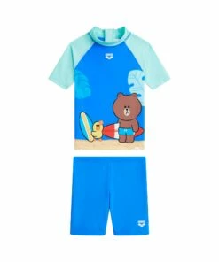ARENA ARENA S21 K LINE FRIENDS SS SUN PROTECTION SET BLUE OASIS BLUE