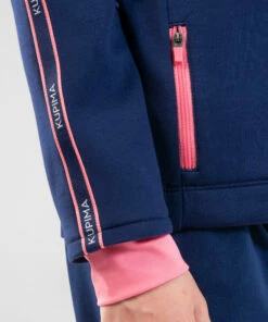 KALENJI Kids' Warm, Breathable Synthetic Zip-Up Sweatshirt S500 Galaxy blue/LIGHT PINK 23 KALENJI Kids' Warm, Breathable Synthetic Zip-Up Sweatshirt S500 Galaxy blue/LIGHT PINK -Artengo Kids Online Store k7cec0e6f95026eddcd41092cebedcb5d