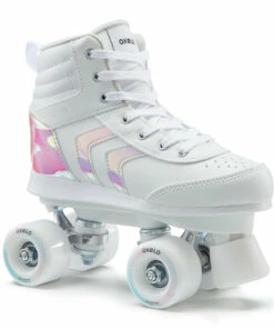 OXELO 100 JR Quad Roller Skates BLACK