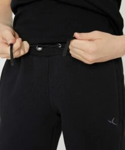 DOMYOS Boys' Warm Breathable Slim-Fit Zip-Pocket Cotton Gym Bottoms 500 BLACK -Artengo Kids Online Store k801b3bb8da84931c763bd7b68f667d81 scaled