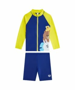 ARENA ARENA S21 K LINE FRIENDS LS SUN PROTECTION SET YELLOW YELLOW