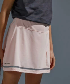 ARTENGO Girls' Tennis Skirt 900 Fluo pale peach 7 ARTENGO Girls' Tennis Skirt 900 Fluo pale peach -Artengo Kids Online Store k840a1b0b0a1f0aa5ca33f3c1bf66b85a